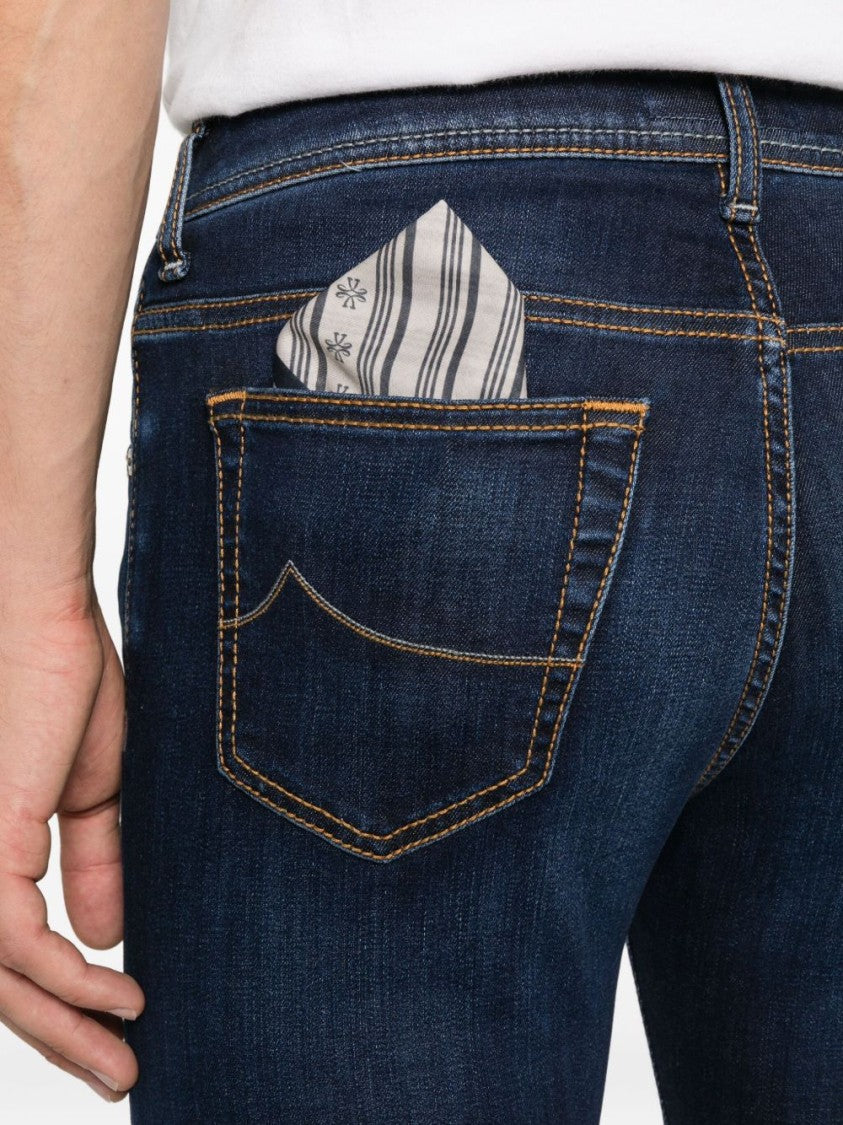 Jacob Cohen Modern Fit Blue Denim Jeans