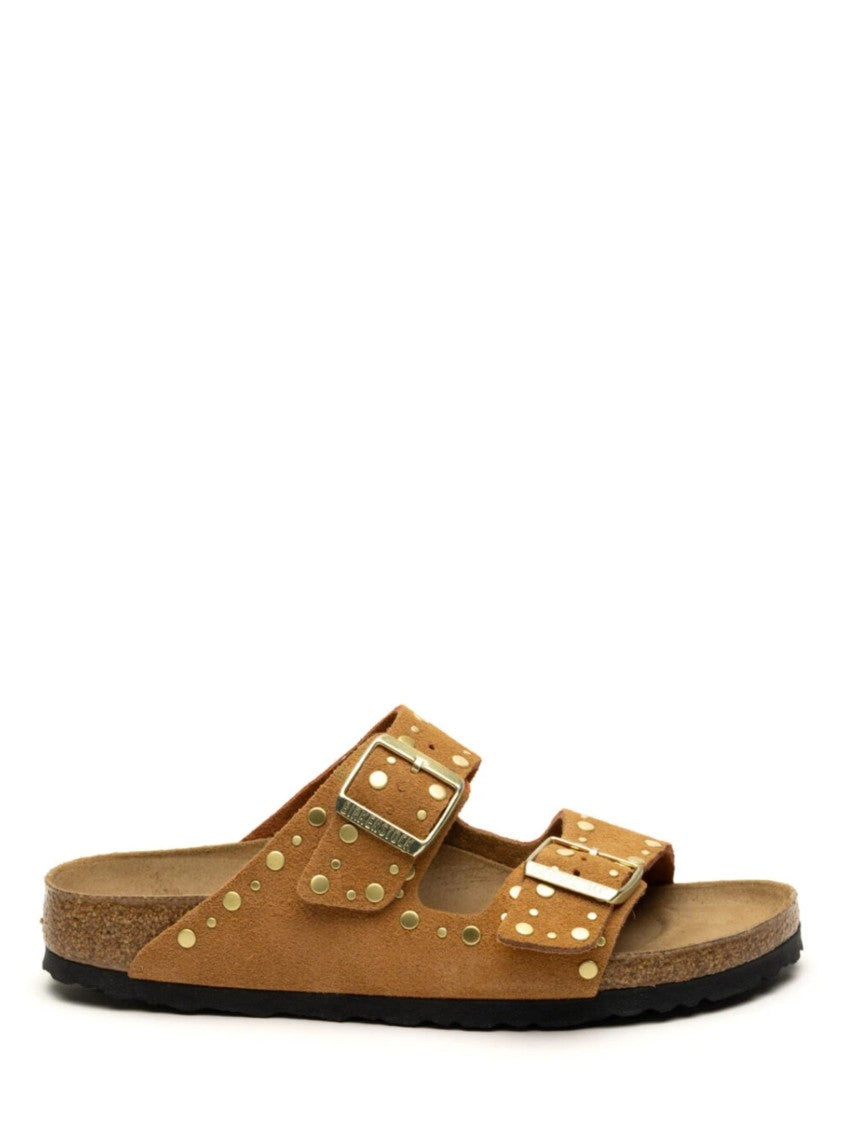 Birkenstock Brown Suede Arizona Rivet Sandals
