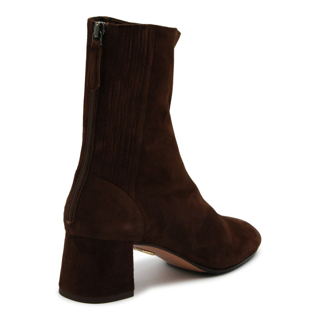Aquazzura Brown Leather Saint Honorè Boots