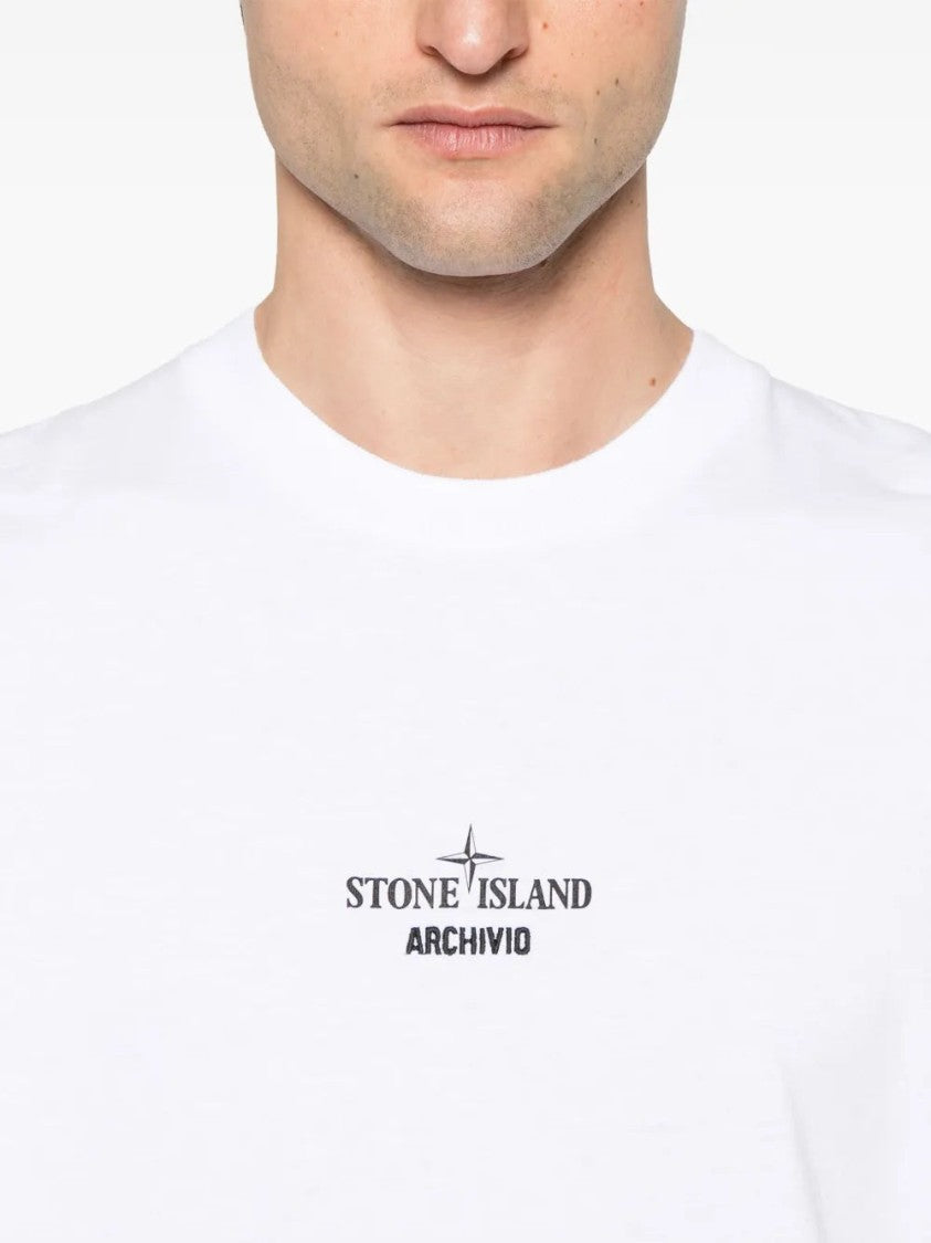 Stone Island Logo-Print T-Shirt