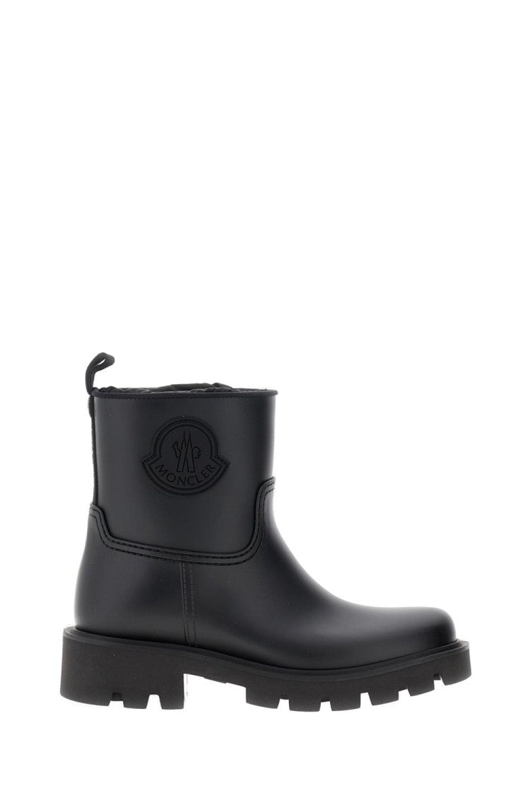 Moncler Black High Rain Boots