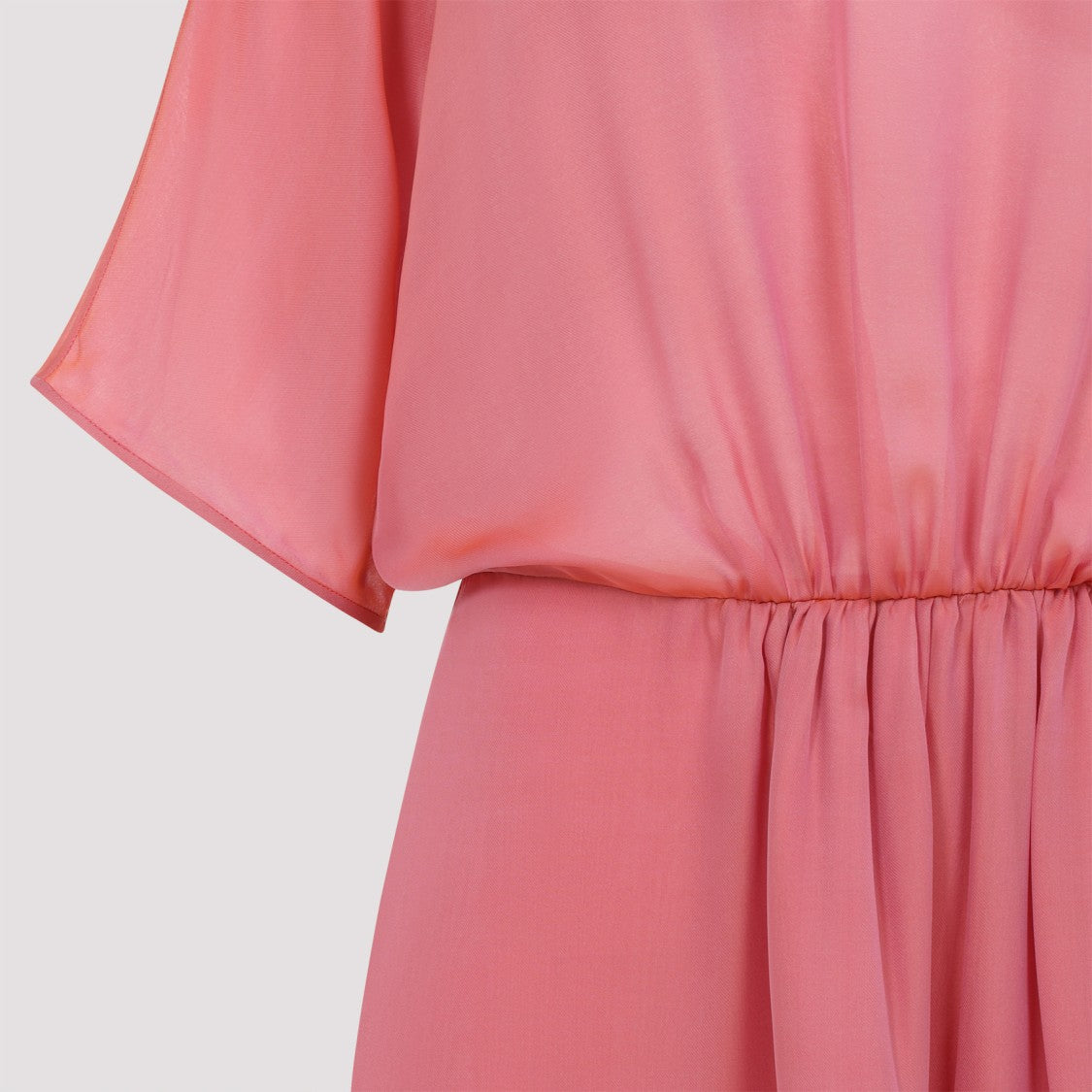 Giorgio Armani Pink Silk Midi Dress