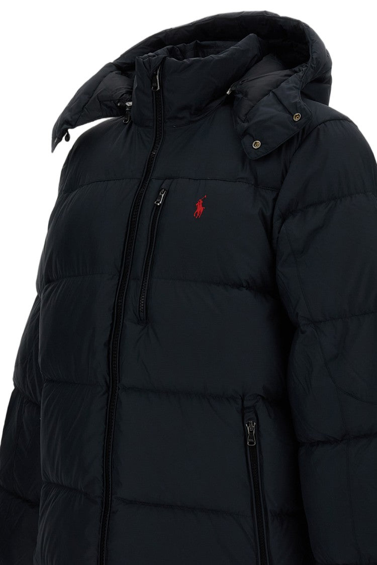 Polo Ralph Lauren Black Ripstop Gorham Hooded Down Jacket