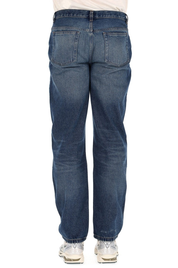 A.P.C. Martin Cotton Jeans With Micro Rips