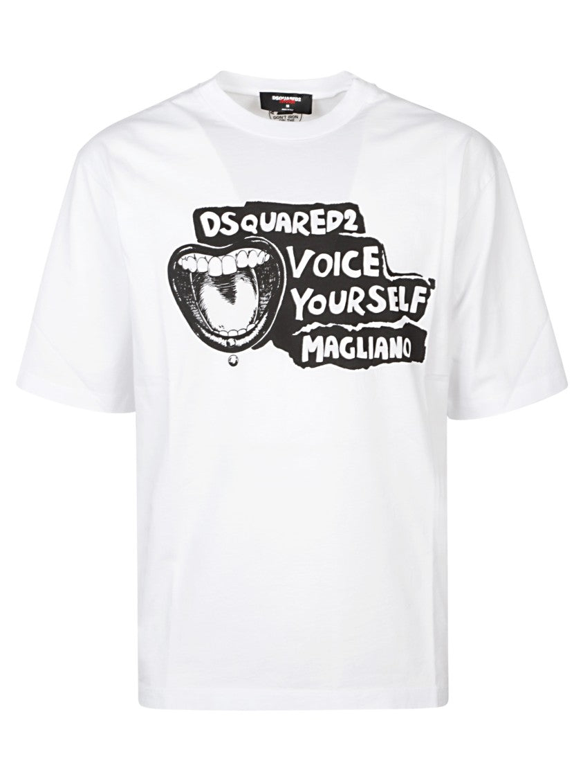 Dsquared2 X Magliano Short Sleeves T-Shirt With Logo