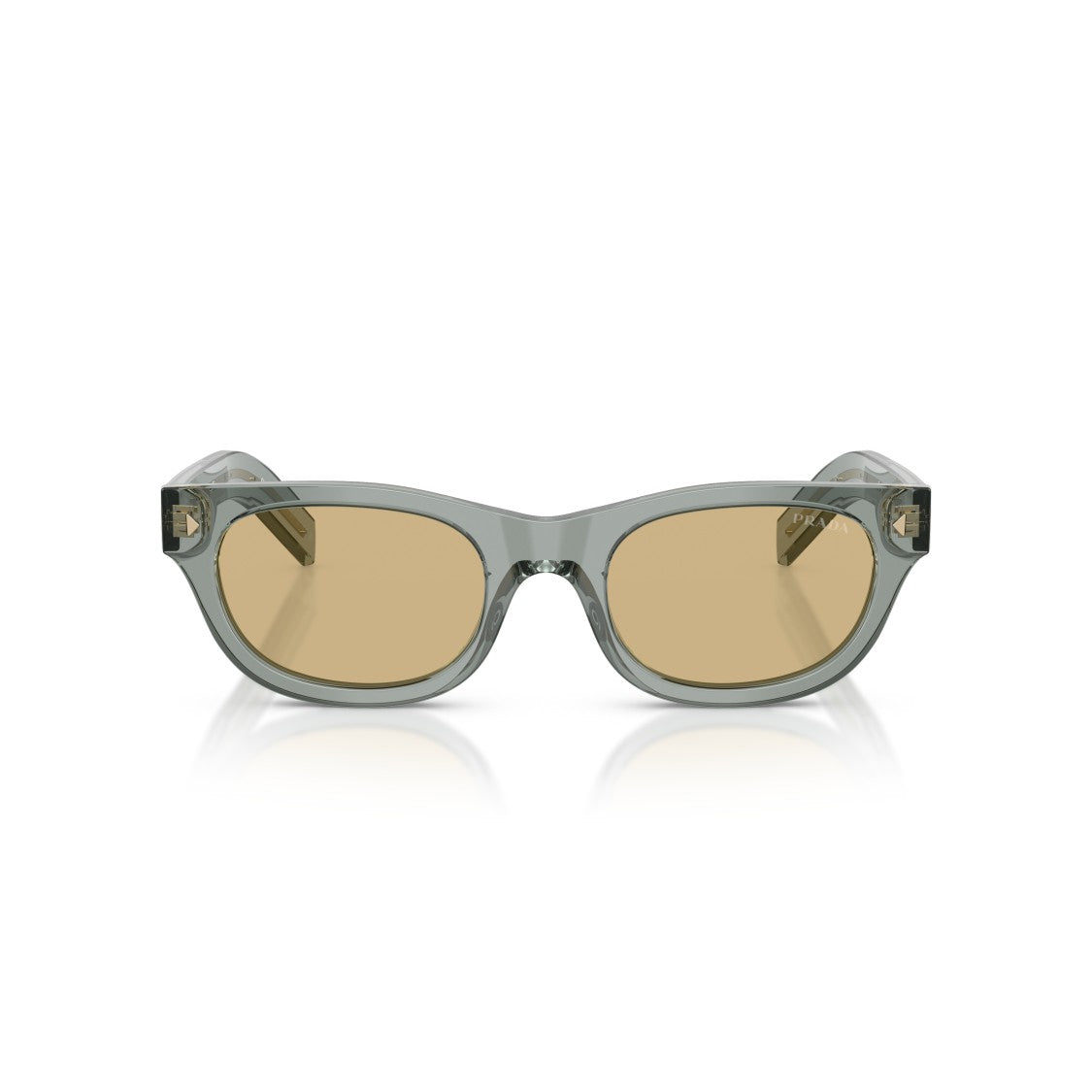Prada 0Pr C09s Translucent Acetate Rectangular Sunglasses