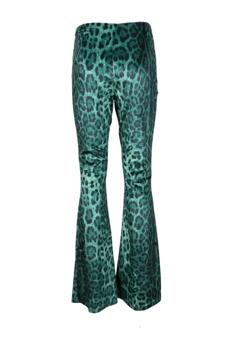 Alberto Audenino Polyester Stretch Trousers - Green