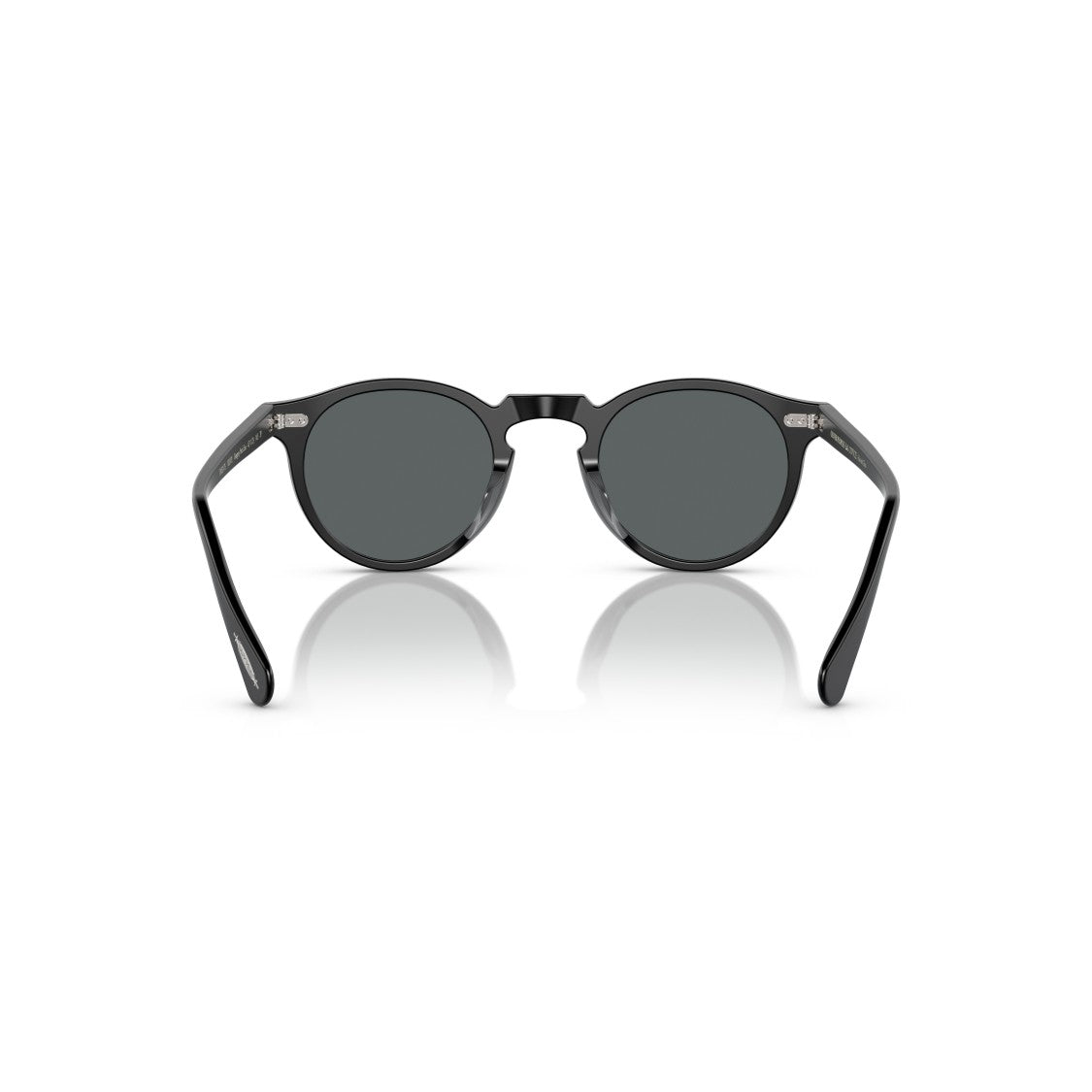 Oliver Peoples 0Ov5217s Classic Round Frame Sunglasses With Metallic Accents