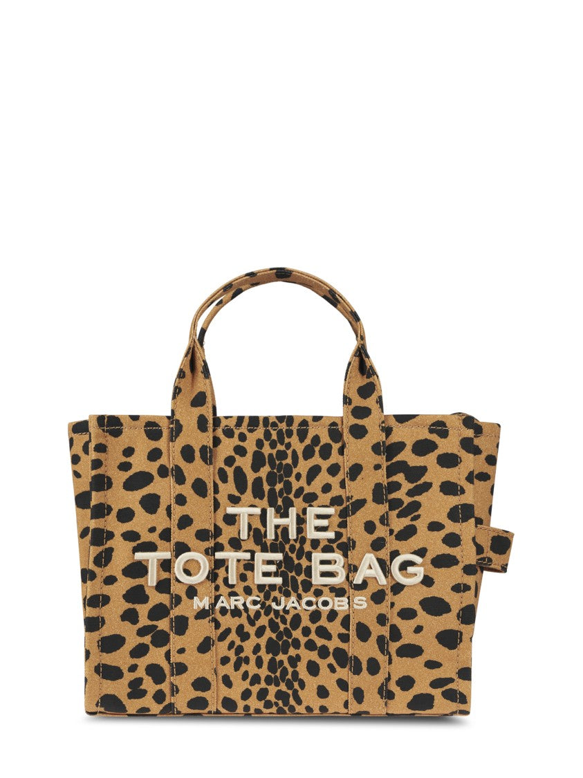 Marc Jacobs Structured Medium Tote With Playful Leopard Print