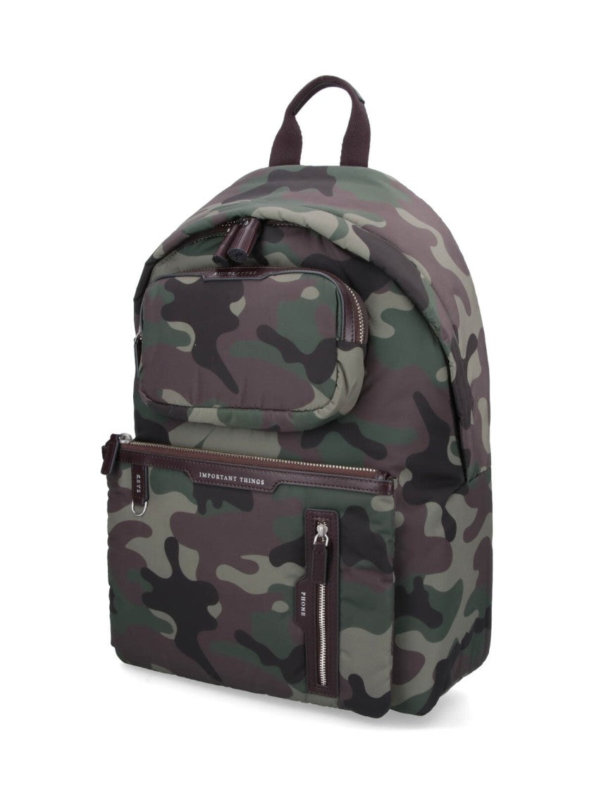 Anya Hindmarch Camouflage Multi Pocket Backpack – Multicolor