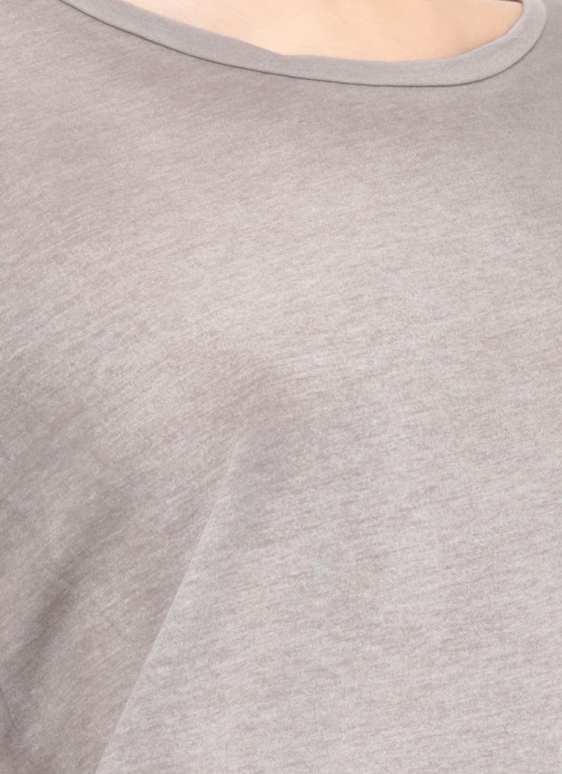Avant Toi Grey Cotton Crewneck T-Shirt