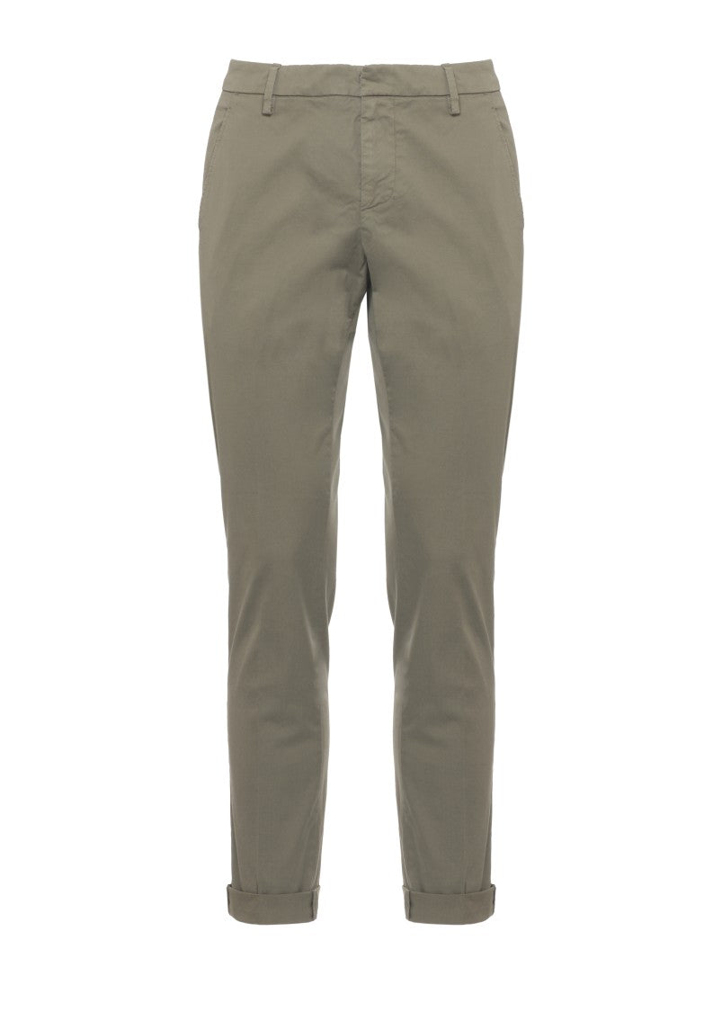 Dondup Green Gaubert Cotton Chino Pants