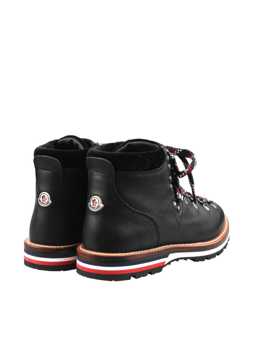 Moncler Blanche Logo Hiker Boots