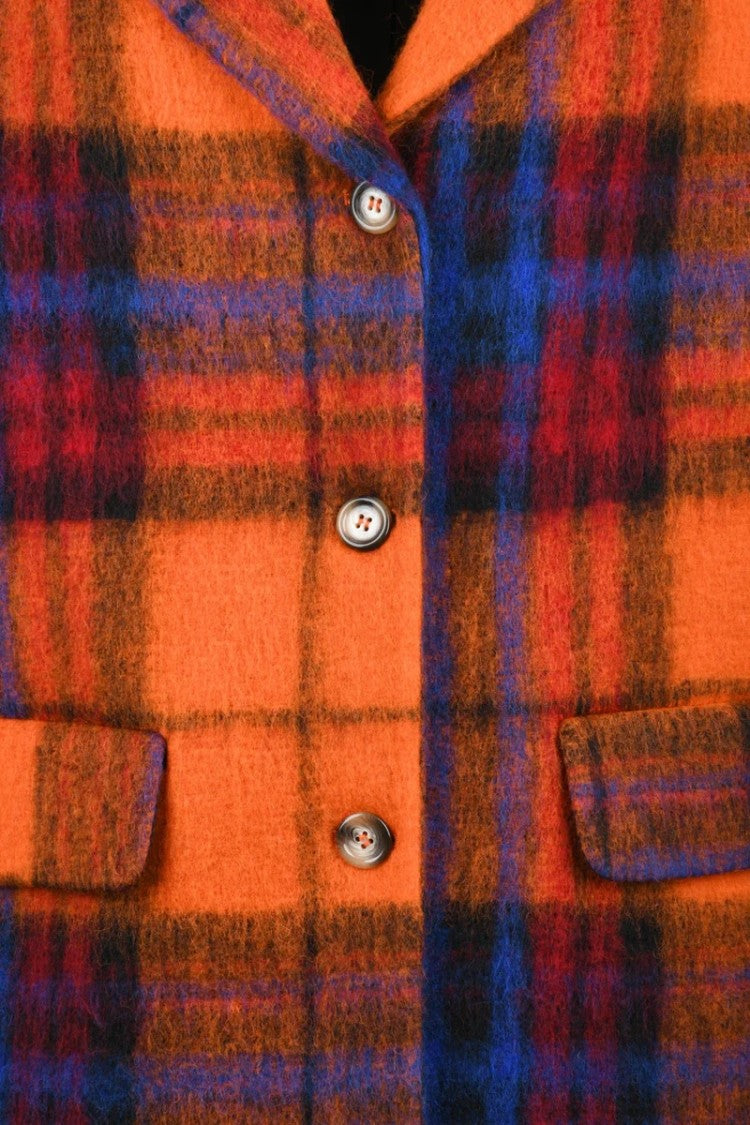 Oliver Horigamy Long Coat - Orange