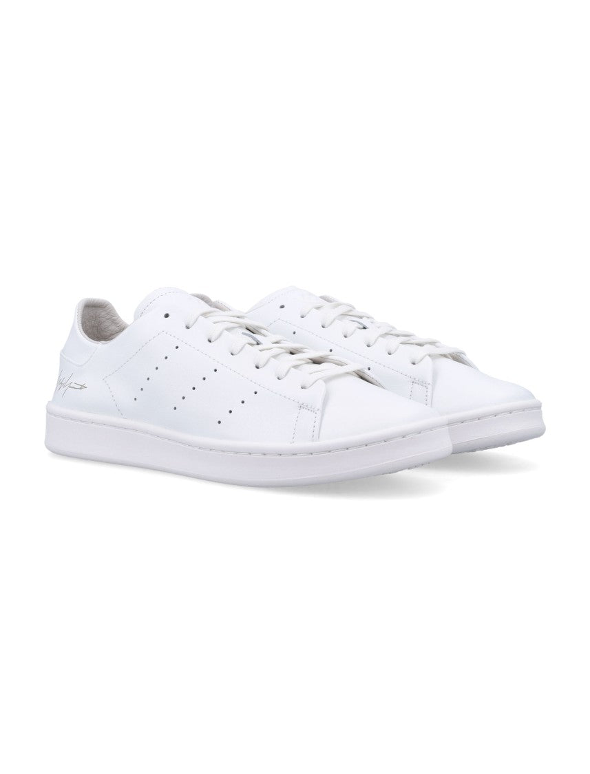 Y-3 Stan Smith Minimalist White Leather Low-Top Sneakers