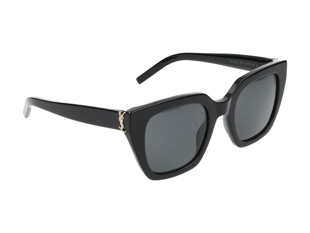 Saint Laurent Sunglasses Saint Laurent Sl M143 001 Black Black Black 51/23/145