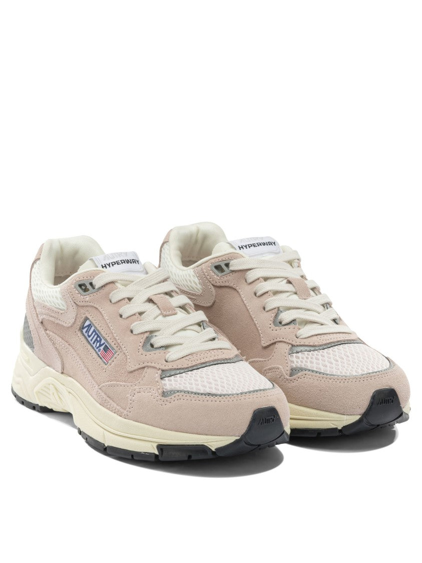 Autry Suede And Mesh Sneakers