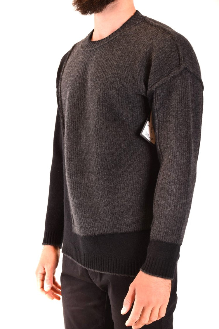 Isabel Benenato Multicolored Knit Sweater Unique Patchwork Design