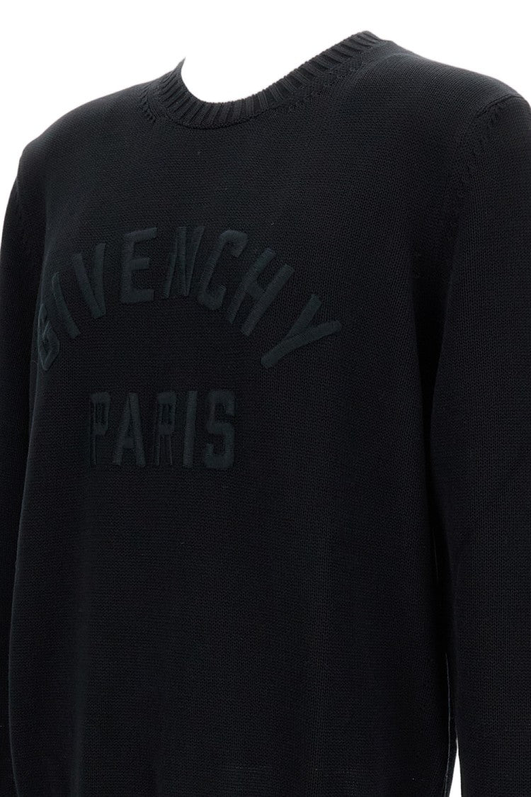 Givenchy Cotton Sweatshirt With Embossed Embroidery