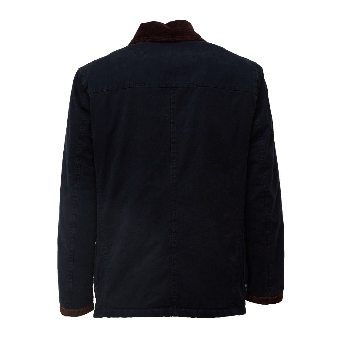 Fay Washed Gabardine Jacket With Iconic Metal Hooks