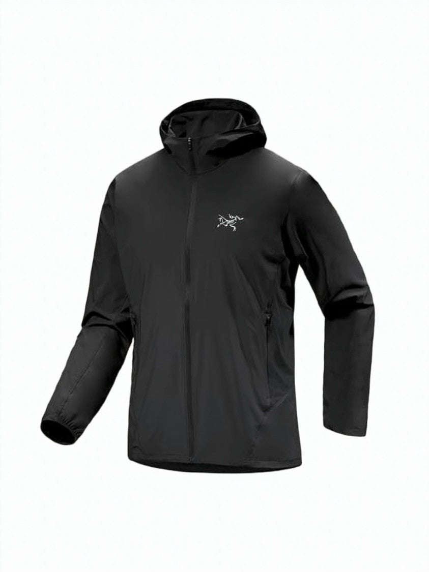 Arc'teryx Black Minimalist Hooded Full Zip Jacket
