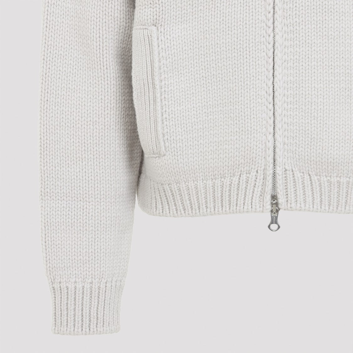 Our Legacy Contemporary White Extrafine Merino Wool Sweater