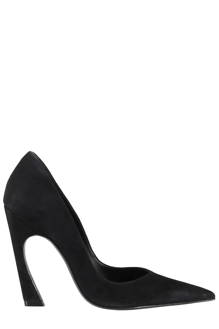 Schutz Black Suede Lexi Pumps