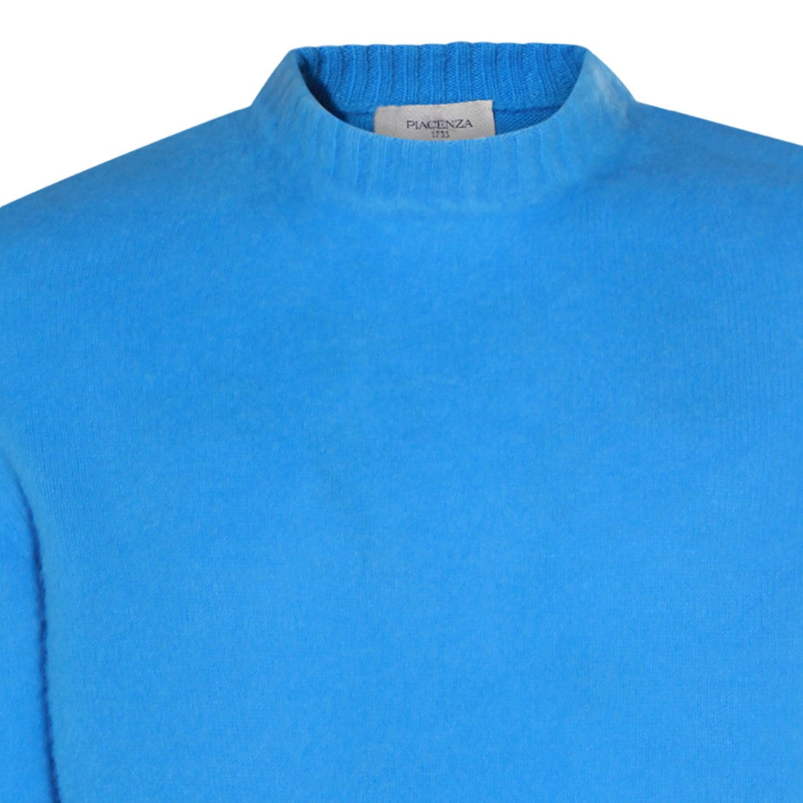 Piacenza Cashmere High Neck Sweater With Ribbed Cuffs