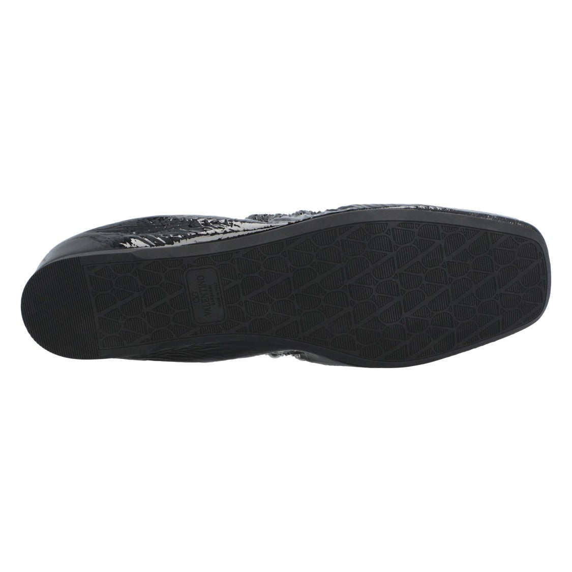 Valentino Vlogo Signature Ruched Slip-On Ballerina