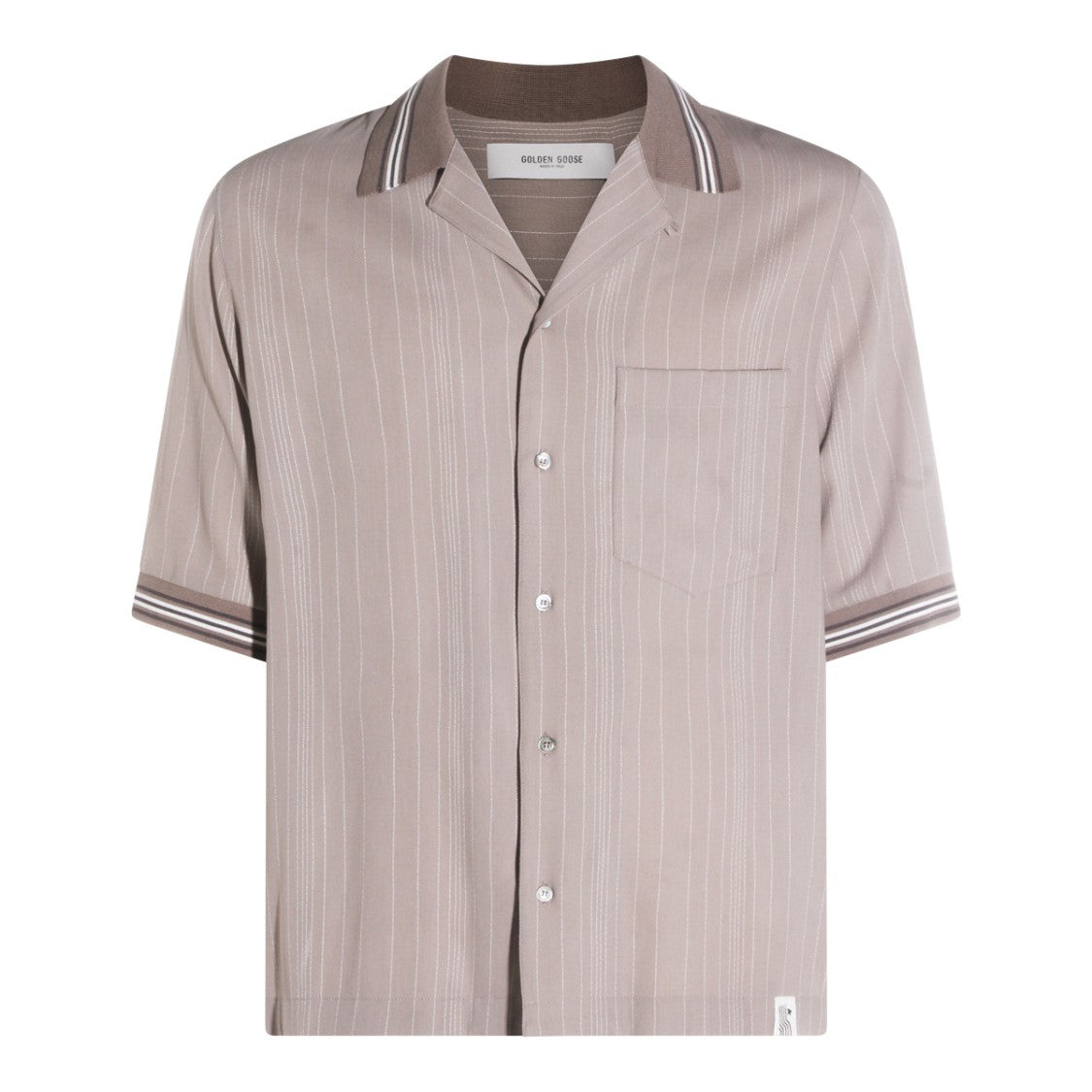 Golden Goose Beige Short Sleeve Shirt
