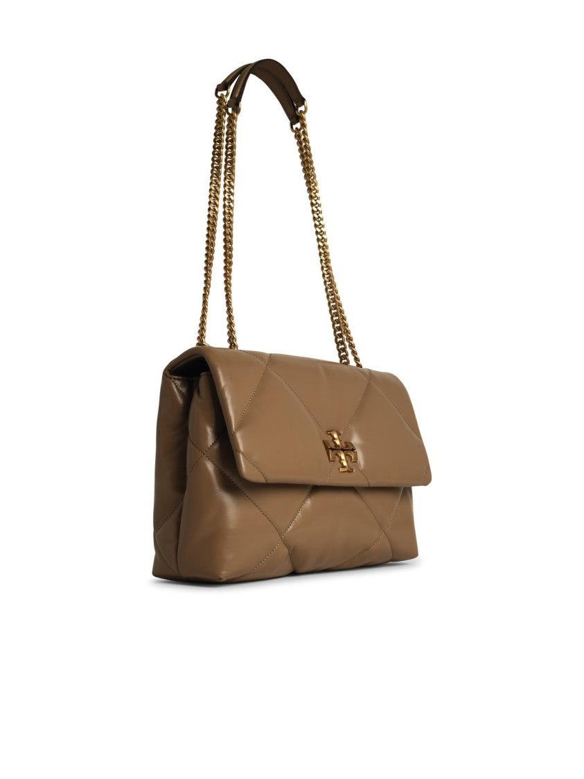 Tory Burch Kira' Beige Leather Crossbody Bag