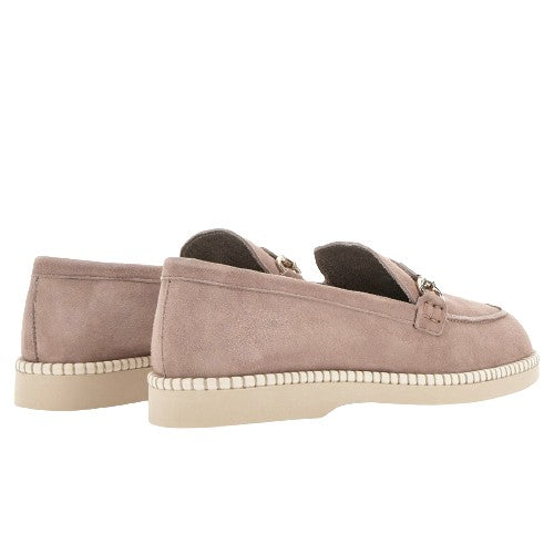 Hogan Low Beige Moccasin