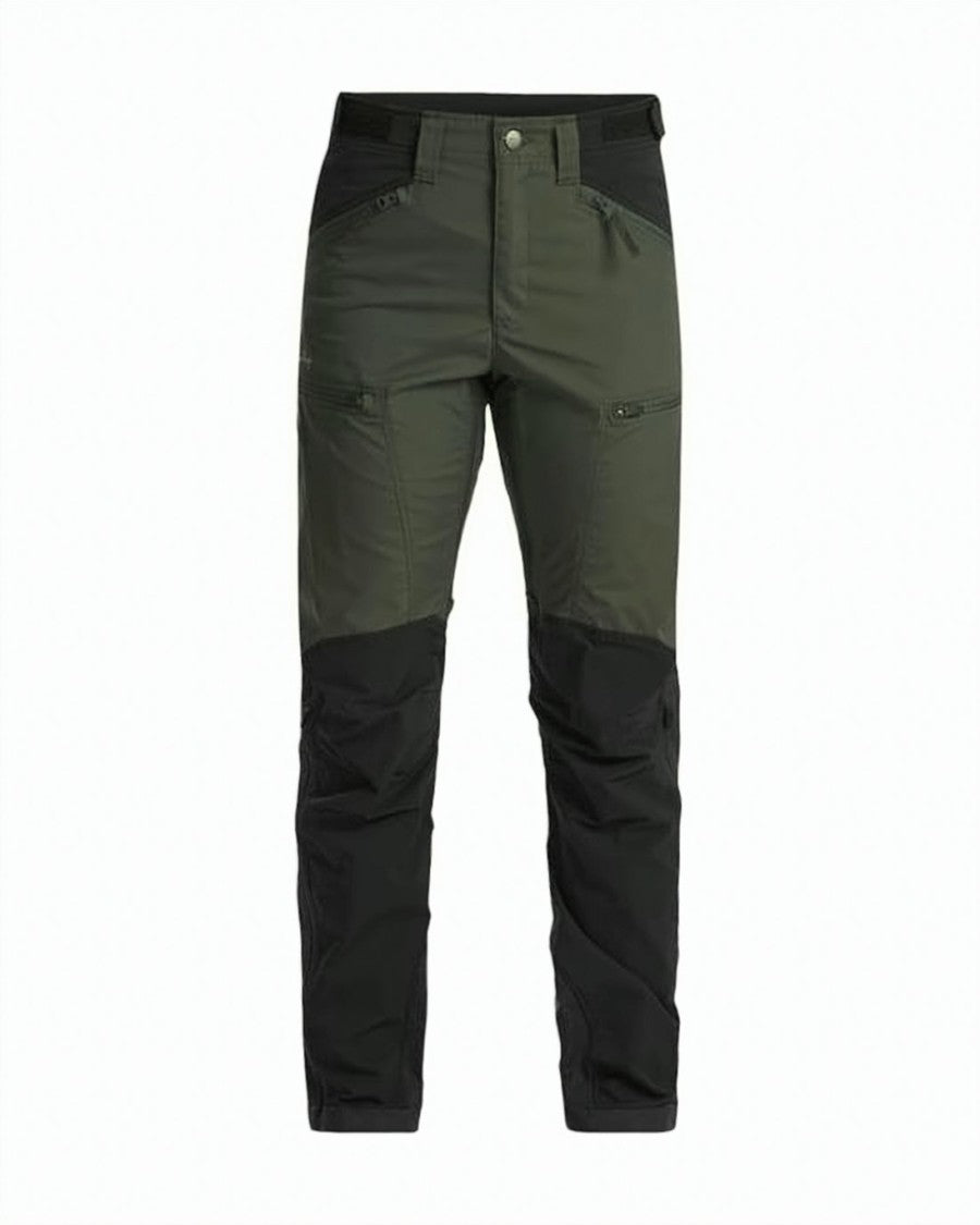 Lundhags Two-Tone Olive Green Straight Pants