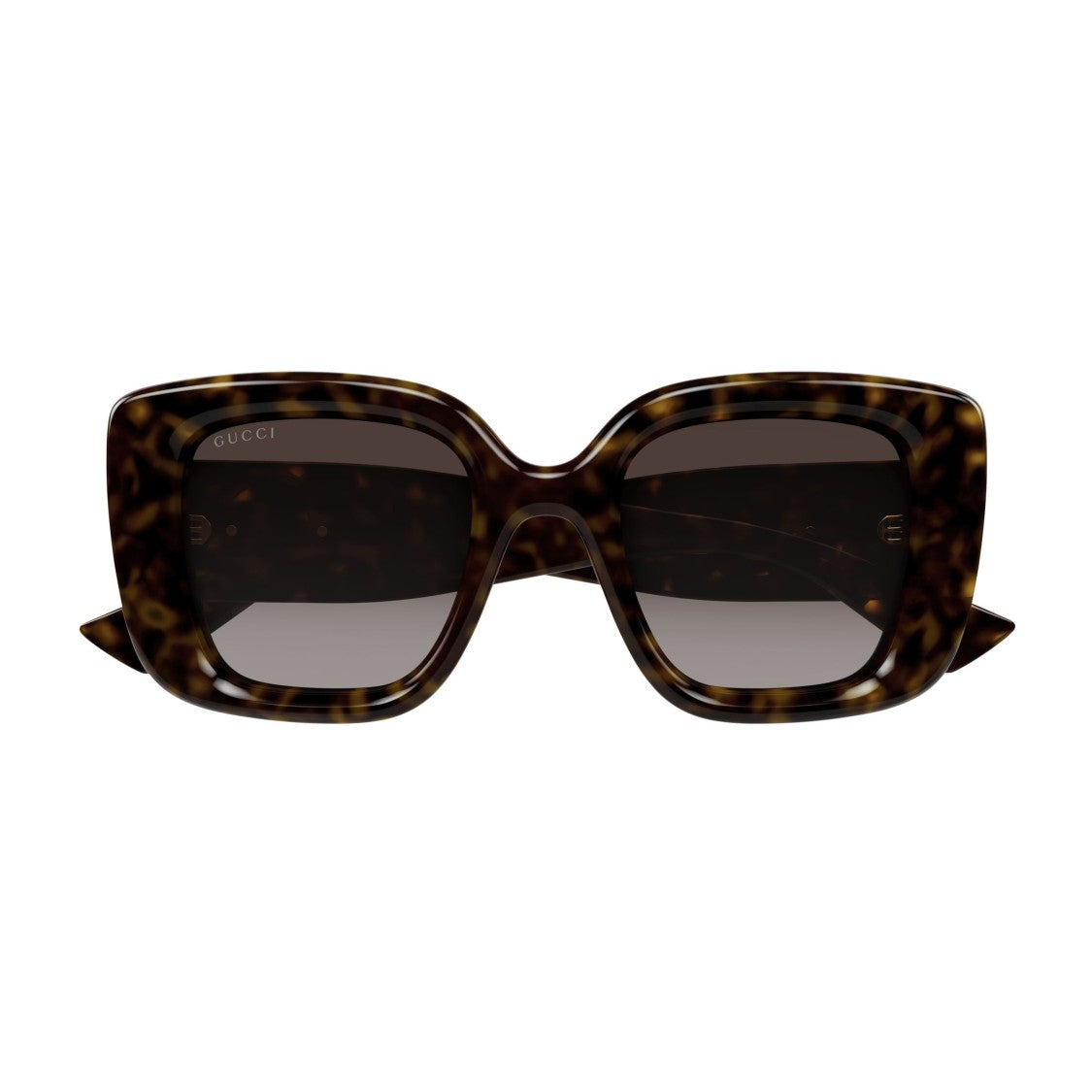 Gucci Gg1975s Oversized Square Tortoiseshell Sunglasses