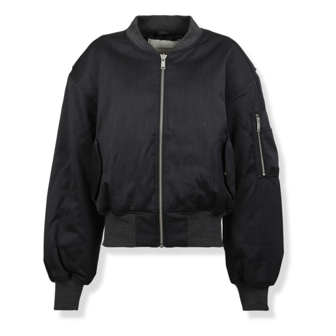 Entire Studios Broad Satin Finish Bomber Jacket