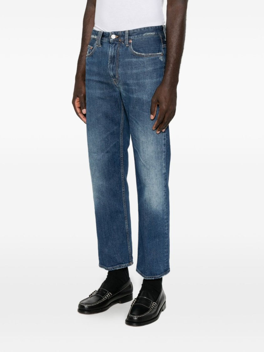 Cycle Subtle Fade Straight-Leg Jeans