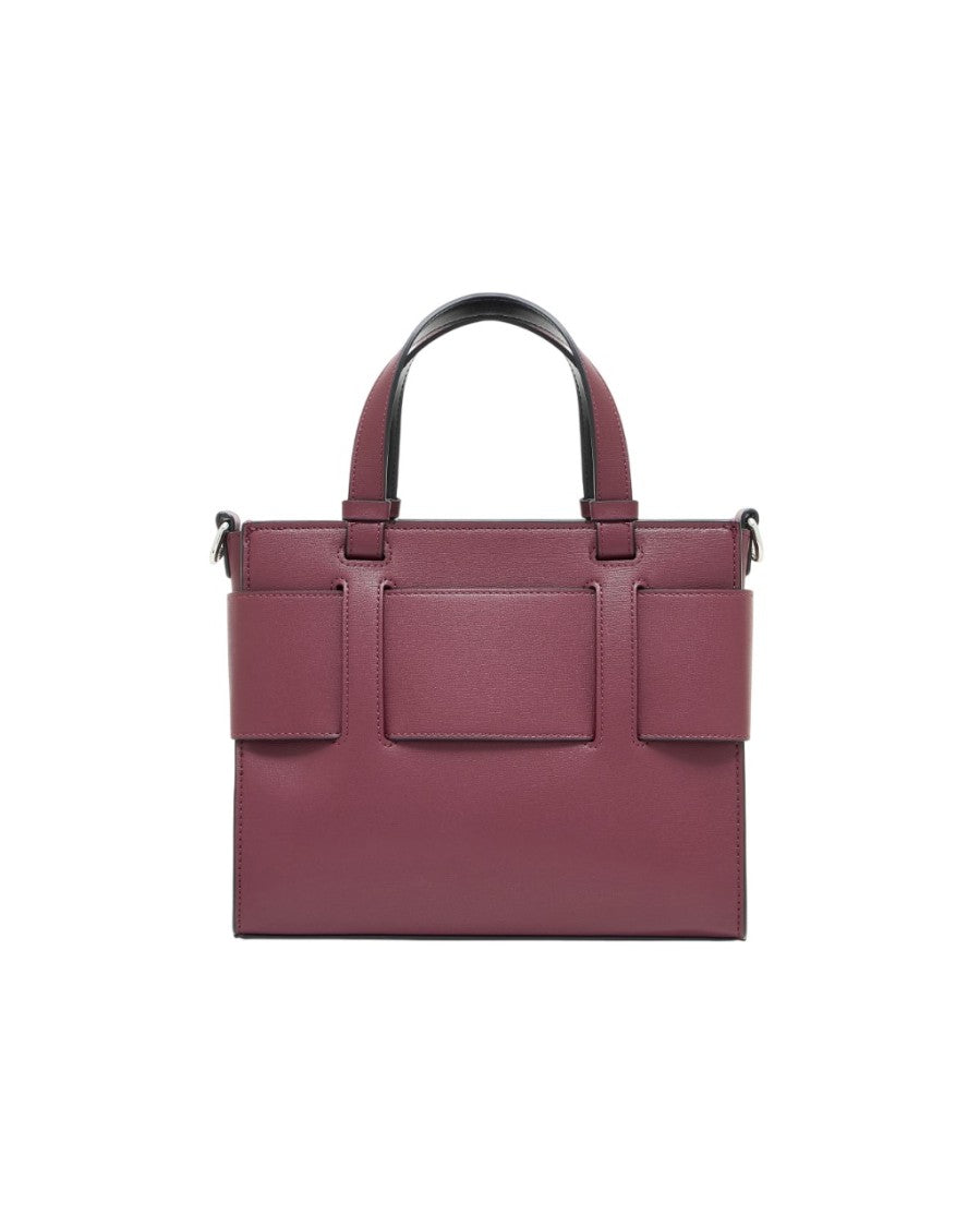 Armani Exchange Medium Bordeaux Tote Bag