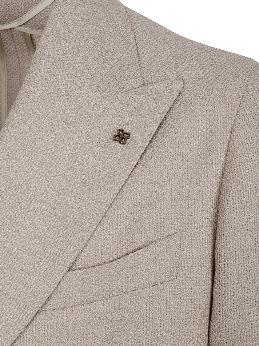 Tagliatore Double-Breasted Wool Coat