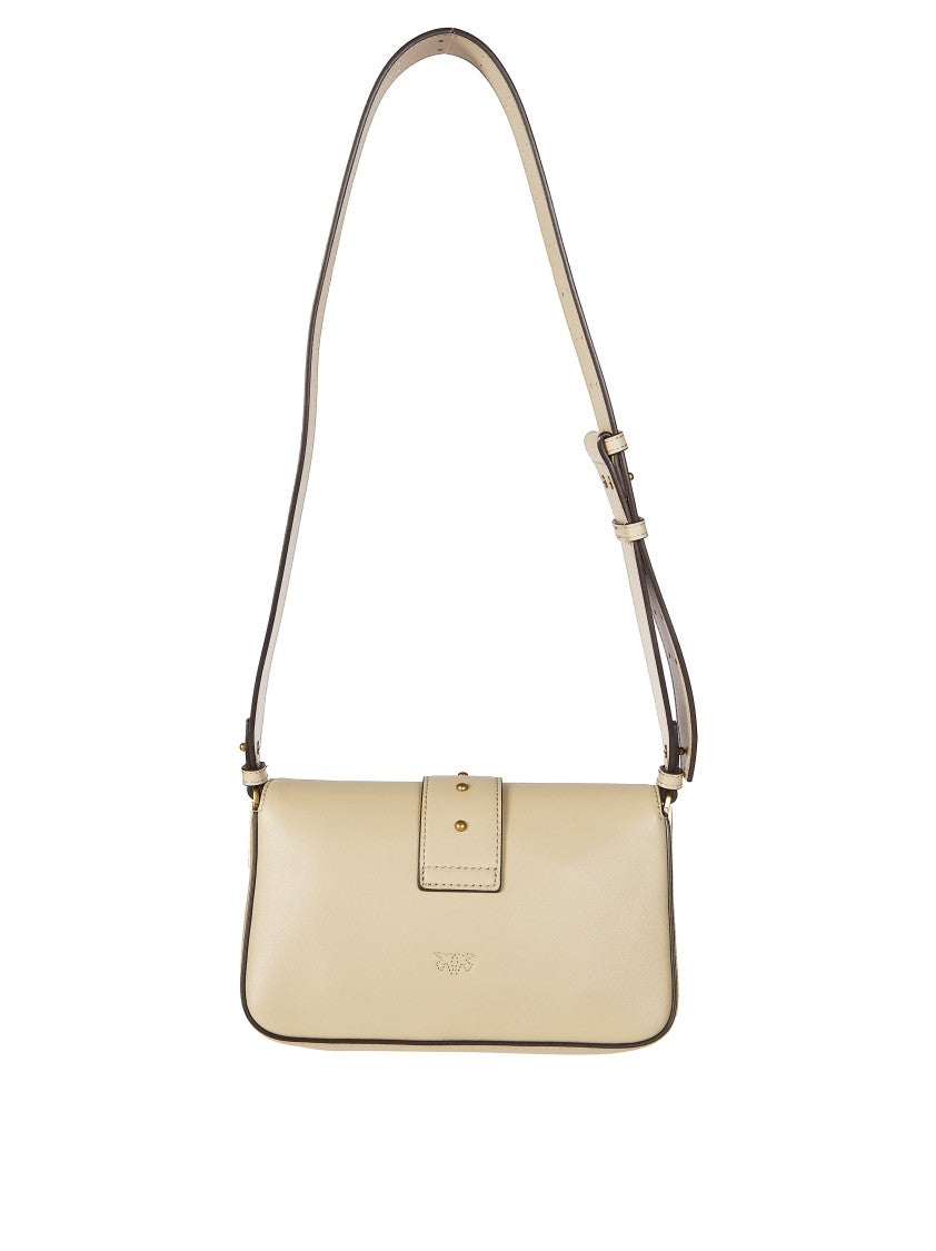 Pinko One Mini Slouchy Smooth Shoulder Bag