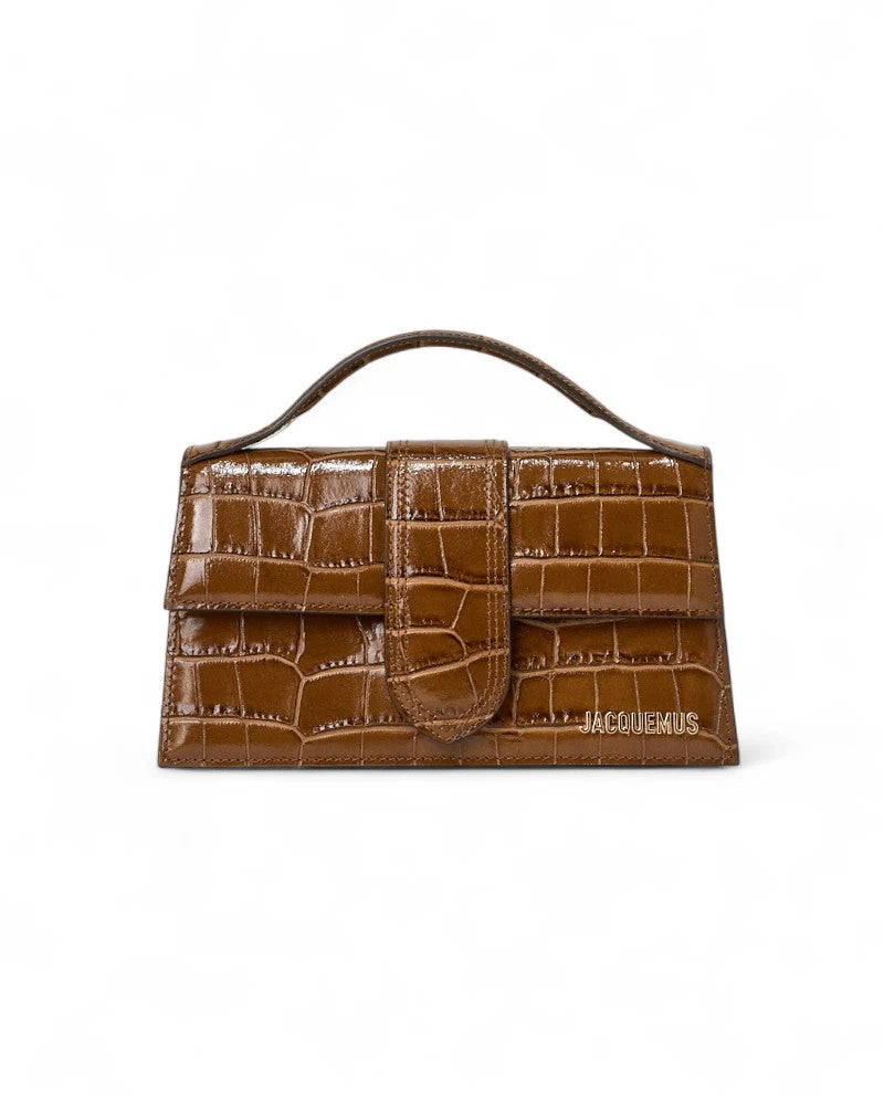 Jacquemus Le Grand Bambino Bag – Brown Croc