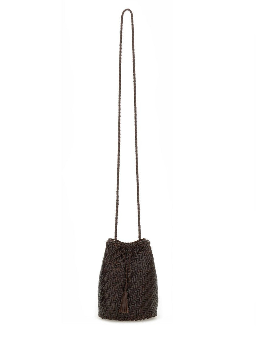 Dragon Diffusion Pompom Double Jump Herringbone Drawstring Bag