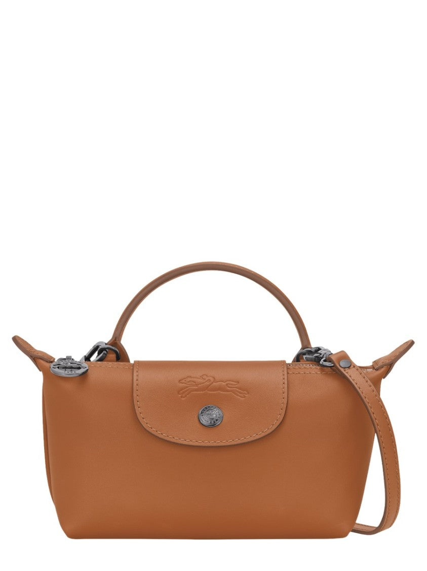 Longchamp Le Pliage Xtra Compact Leather Flap Shoulder Bag