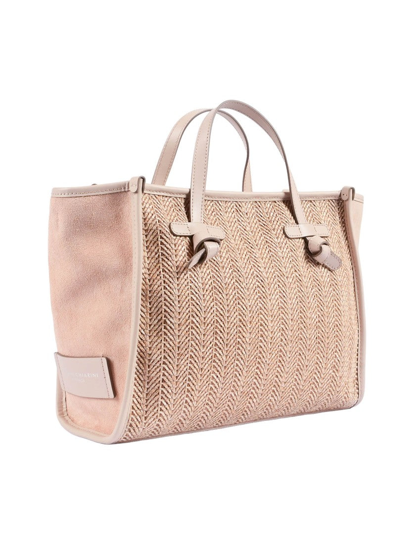 Gianni Chiarini Textured Chevron Leather Shoulder Bag