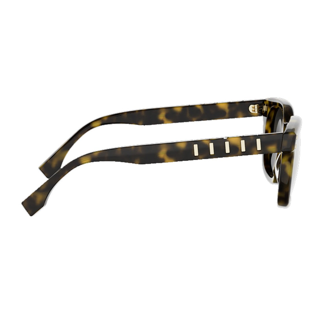 Fendi Havana Five Sisters Square Acetate Sunglasses