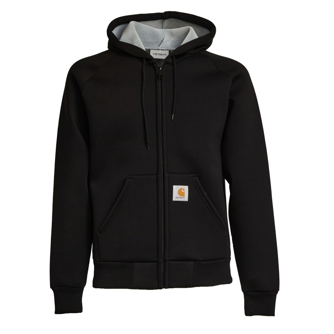 Carhartt Wip Insulated Hooded Jacket With Adjustable Features And Custom Zip
