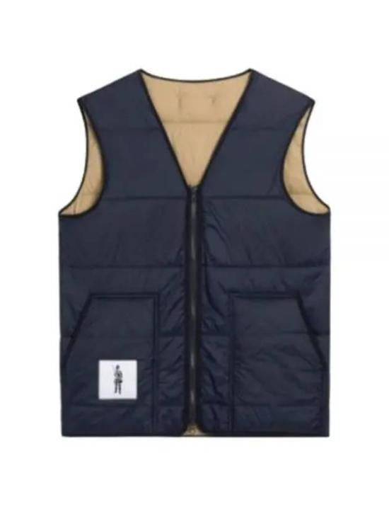Mackintosh Quilted Vest With Padded Design And Contrasting Lining