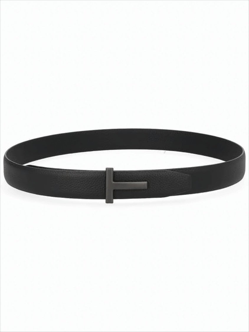 Tom Ford Textured Calf Leather Belt