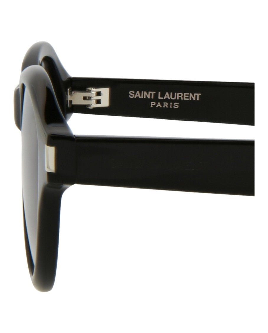 Saint Laurent Round-Frame Acetate Sunglasses