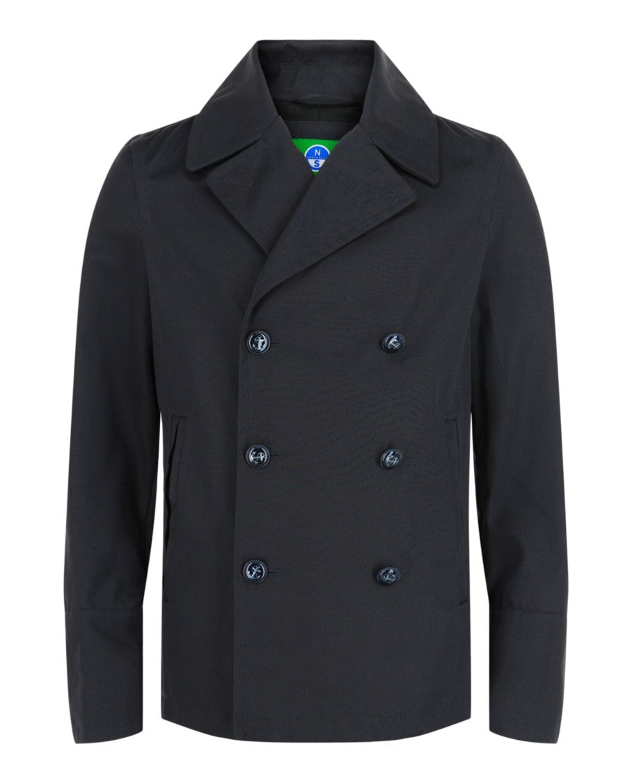 Slowear North Sails Double Breasted Peacoat