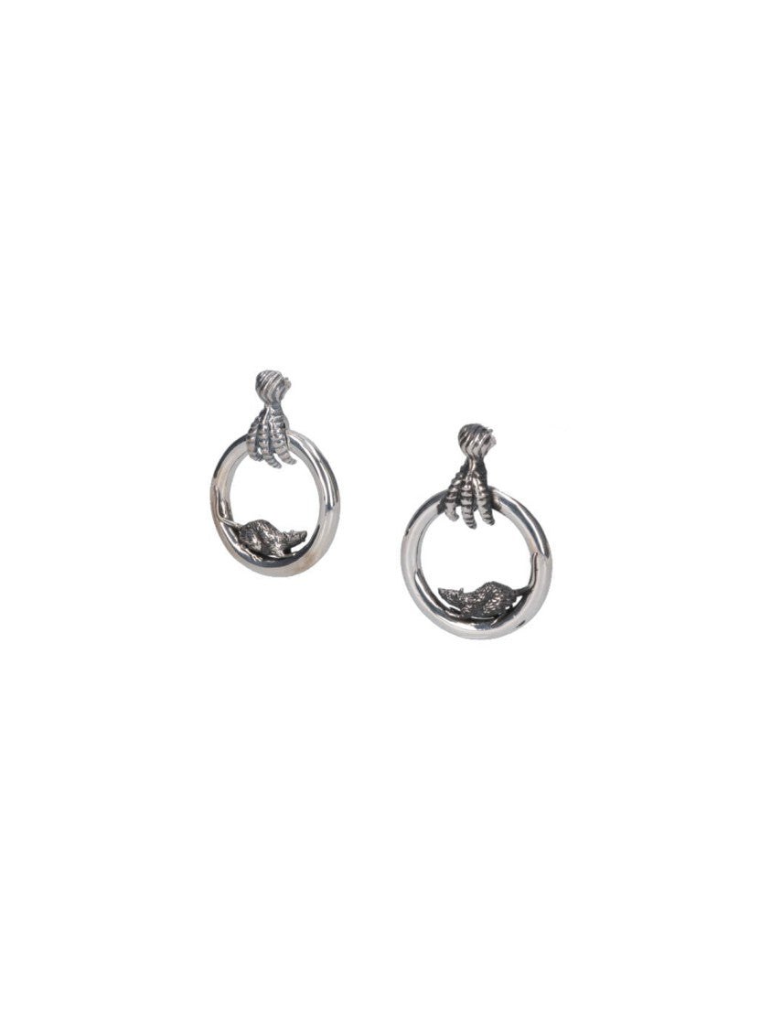 Enfants Riches Déprimés "Rat Hoop" Earrings, In 925 Sterling Silver
